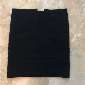 Black banded Privee skirt